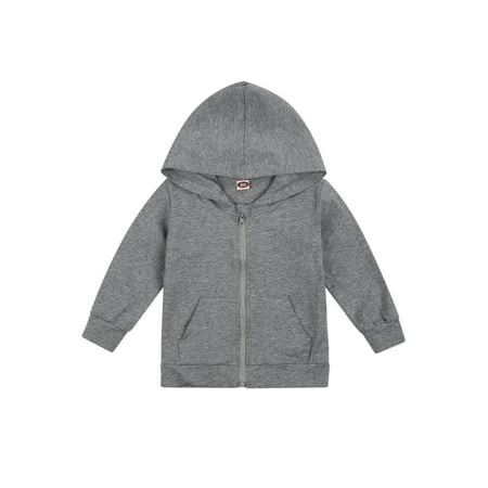 

Bagilaanoe Toddler Baby Girl Boy Hooded Jacket Long Sleeve Zipper Sweatshirt 1T 2T 3T 4T 5T 6T Kids Casual Outwear