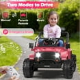 thumbnail image 4 of East doll 12V Ride on Toys for Toddlers, Electric Car for Kids, Kids Car with Remote Control, Bluetooth, Music, 3 Speeds for Kids Gifts, Pink, 4 of 8