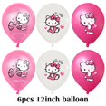 thumbnail image 2 of Decoraciones de cumpleaños de gatitos, suministros para fiestas de dibujos animados, incluye pancarta, globos de látex, decoraciones para fiestas de gatitos para niñas X4008, 2 of 3
