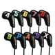 thumbnail image 4 of 10 fundas para cabezas de palos de golf de cuello largo, impermeables, para golf, accesorios suaves con 4 10 piezas-Negro, 4 of 9