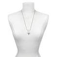 thumbnail image 3 of Delight Jewelry Silvertone Caduceus - RNP Silvertone Dream Big Pendant Necklace, 25", 3 of 4