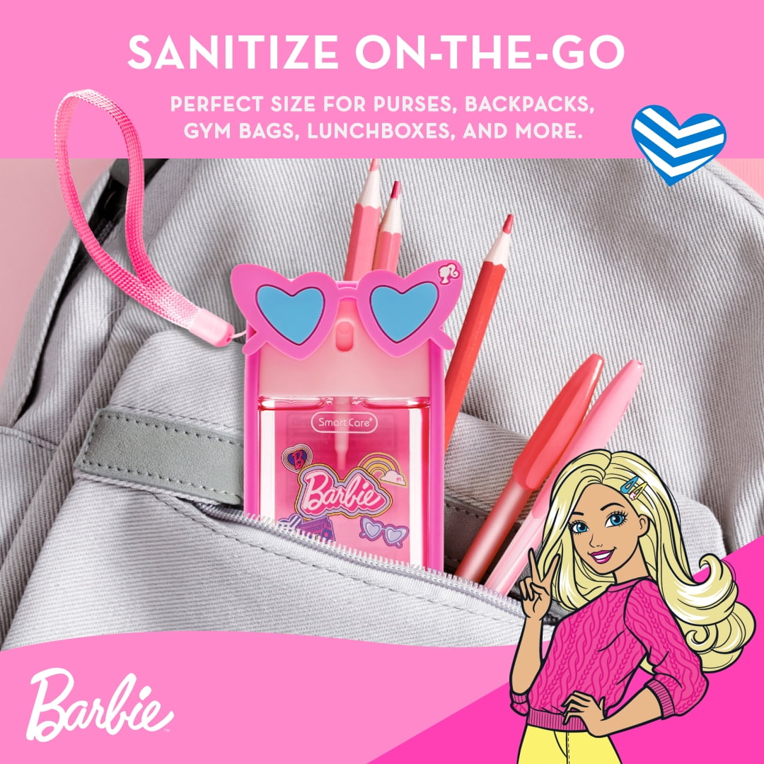 Smart Care Barbie Hand Sanitizer Spray with Sunglasses Case, 1.69 fl oz