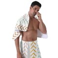 thumbnail image 2 of Colevkie 2 Pcs Men's Wearable Bath Skirt & Towel Set Quick Drying and Absorbent Bathroom Wrap Set for Home Spa Hotel Beach with Adjustable Closure, 2 of 7