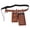 yellowish brown, variant on Vintage Medieval Leather Waist Bag With Leather Belt Medieval Waist Phone Bag Side Pouches For Men Women Halloween