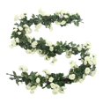 thumbnail image 1 of 69 cabezas Artificial Rose Home Outdoor Decoración de blanco Gloria Boda en casa de Rose Vine, 1 of 9