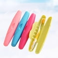 thumbnail image 2 of 4pcs Plastic Toothbrush Tube Case Portable Candy Color Water-proof Toothbrush Storage Case (mixed Color), 2 of 3