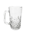 thumbnail image 1 of Juego de 16 Tarros Cerveceros Anera Elegantes de Cristal de 500 ML Diseño de Rombos, 1 of 6