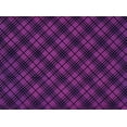 thumbnail image 2 of Zelouf Plaid Flock + Line Glitter On Taffeta  , Sewing, DIY, Crafts Fabric by the Yard, Sasha Plum, 7 Yard, 2 of 2