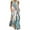 Light Blue, variant on Alkepwun Women Summer Casual Bohemian Maxi Dress Notched V-Neck Sleeveless Flowy Boho Floral Beach Long Dress with Pockets