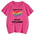 thumbnail image 3 of UAYOTSE Little Girls Ocean Graphic Short Sleeve Tees Crewneck Cotton Summer Casual Beach Holiday Outfit Tops,Sizes 3-4 Years, 3 of 5