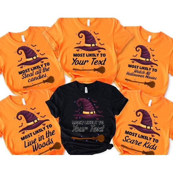 Most Likely To Halloween Shirt Group Halloween Shirt Custom Most Likely To Halloween Shirt