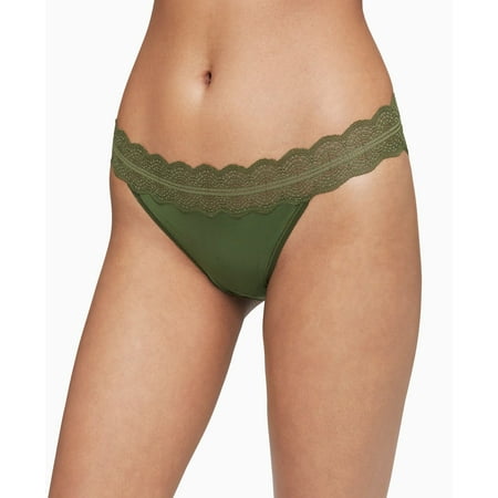 Calvin Klein Women s Micro Lace Trim Bikini Underwear QD3780  Size Medium  Duffel Bag