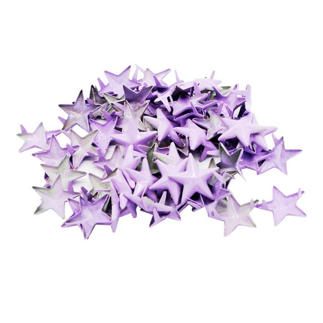 Abbracc 50 Pcs Rivets Étoiles en Cuir 15mm pour Sac Chaussures Bracelet