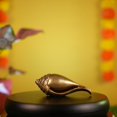 Kalarambh Brass Shankh Authentic Brass Shankh For Ritualistic Purposes,Height 2 Inch