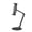 Black, variant on Heavy Duty Aluminum Tablets Stand With Rotating Base Ergonomic Support For Watchi