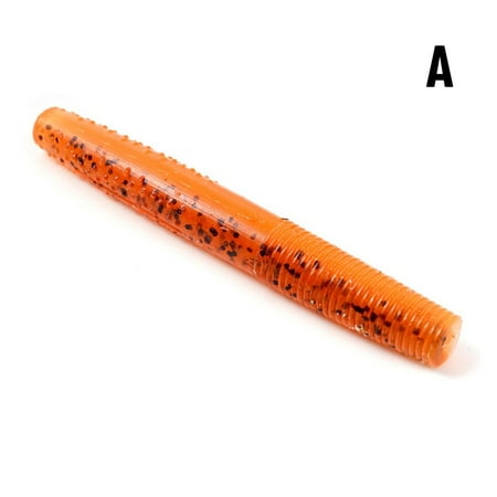 10PCS/SET High Quality Flexible 7cm/3.3g Artificial Swimbait Worm Fishing Lures Silicone Soft Bait A