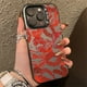 thumbnail image 2 of Funda de teléfono con IMD de plata galvanizada con labios rojos y chica sexy para iPhone 15, 16 Pro Max, 14, 13, 12, 11, XR, XS, 7, 8 Plus, carcasa trasera a prueba de golpes, 2 of 5