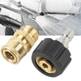 thumbnail image 3 of Adaptateur pour Laveuse à Pression, Raccords à Raccord Rapide, Laiton, 3/8 Po, vers M22 Mâle Femelle, Ensemble d'Adaptateurs pour Laveuse à Pression, 3 of 7