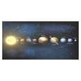 thumbnail image 2 of BSDHOME Planet Solar System Cotton Linen Tablecloth 60x120 Inches, Galaxy Outer Space Desk Sofa Table Cloth Cover for Christmas Party Decor Home Decorations, 2 of 5