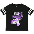 thumbnail image 3 of Inktastic I Wear Purple For My Mom Lupus Awareness Boys or Girls Toddler T-Shirt, 3 of 5