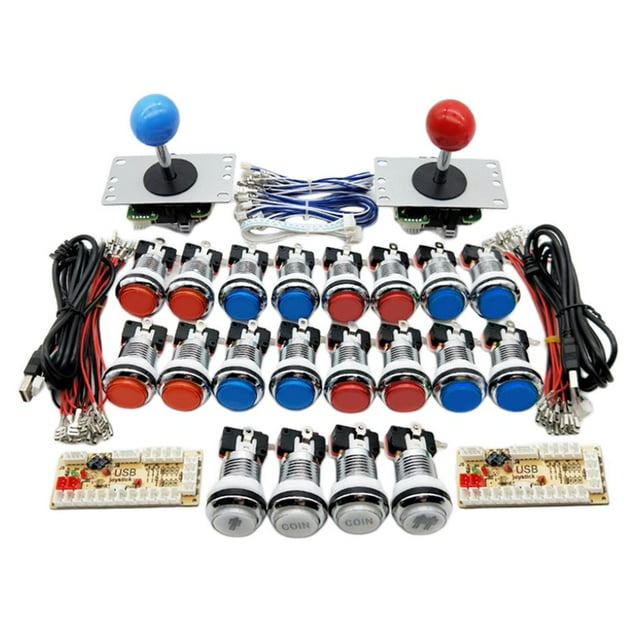 jesticaly Build Own Arcade Game Hine With 2 Player Arcade Games DIY Joystick Kit Diy Joystick Kit Linux