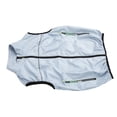 thumbnail image 3 of Chaleco de enfriamiento con 2 ventiladores, 3 niveles ajustables, circulación de enfriamiento rápido, ropa con aire acondicionado para trabajo en climas cálidos, gris M, 3 of 14