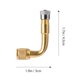 thumbnail image 2 of NUOLUX 3Ud Extensiones De En Cobre Dorado Para Neumáticos De Automóviles, 2 of 6