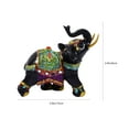 thumbnail image 2 of COSMOBETTY 1 Pc Resin Elephant Figurine Decor Desktop Adornment Symbol Of Brings Blessings, 2 of 8