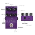 thumbnail image 7 of VAVE Effects Pedal,With Tap And Pedal Time/9 Delay Tap And Modes Time/9 Delay Knob Delay Knob Input/output Delay With Delay With Tap Knob 9v 6.35mm Input/output Delay 9v 6.35mm, 7 of 7