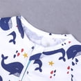 thumbnail image 4 of WIBACKER 3M-3T Newborn Baby Boy 2 Way Zipper Romper Summer Short Sleeve Whale Jumpsuit for Infant Toddler, 4 of 10