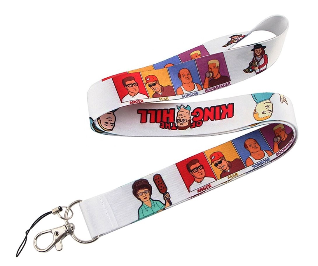 King of The Hill Characters Lanyard ID Holder Keychain