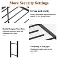 thumbnail image 2 of Twin Over Twin Metal Bunk Bed with Desk and Charging Station,L-Shaped Metal Bunk Bed with Safety Guardrail & Ladder,No Box Spring Neede,Space-Saving Bunk Beds,Black, 2 of 8