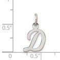 thumbnail image 2 of 925 Sterling Silver Dainty Letter D Initial Name Monogram Necklace Charm Pendant, 2 of 6