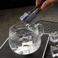 thumbnail image 5 of Pinzas para hielo de acero inoxidable con dientes de sierra para cubos de hielo, cubitos de azúcar, barra de café, servicio de comida, 5 of 5