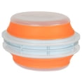 thumbnail image 1 of CanCooker Large  Chemical-free, Collapsible Food Batter/Breading Cooking Bowl, Orange, 1 of 6