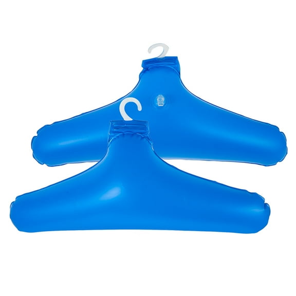 LABSERRON Pants Hanger Inflatable Blue 2Pcs 17.7X8.7X4.7In