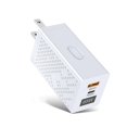 thumbnail image 1 of Cargador Gan de 65W Tipo C Pd para Qc 3,0 Us/eu Adaptador de cargador rápido para La, EE. UU., Blanco Feliz Sencillez, 1 of 5