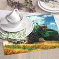 thumbnail image 6 of Dish Drying Mat, Green Tractor Field Highly Absorbent Drying Matt Kitchen Counter, Dish Mat Drying Pad Dishes Drainer Mats for Kitchen Counter or Sink, 16 x 18 inch, 6 of 6