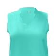thumbnail image 3 of Casual Solid Matching Two-piece Set, V Neck Sleeveless Tank Top & Loose Shorts, Women's Clothing, 3 of 7
