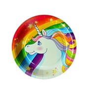 Unicorn Dessert Plates - Party Supplies - 8 Pieces