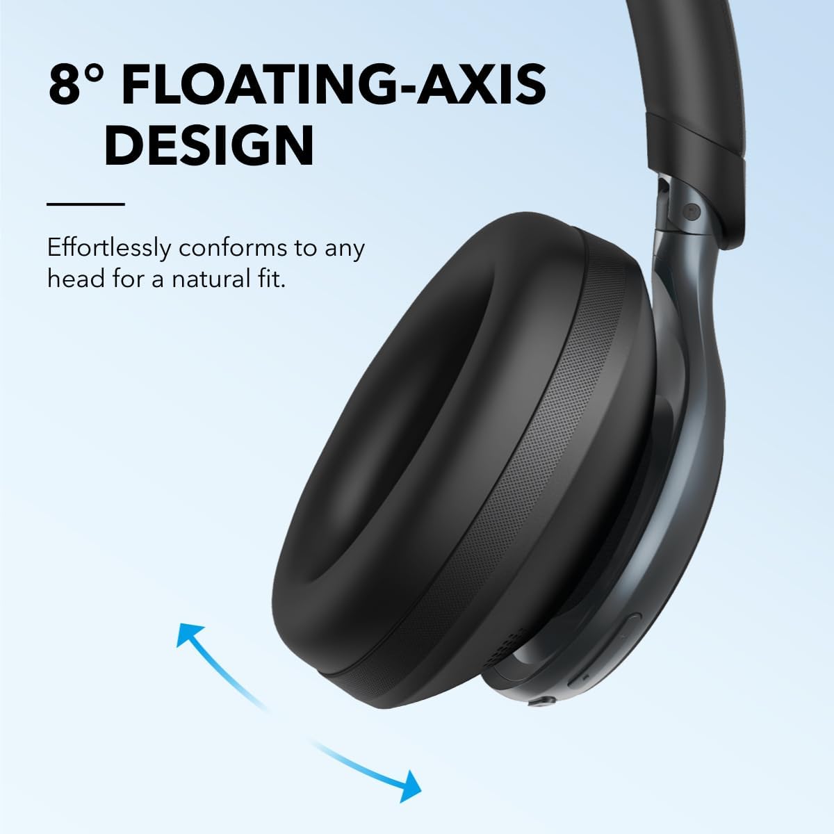 Soundcore Space One Active Noise Cancelling Headphones, Black photo 6