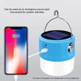 thumbnail image 1 of Camping Lantern Solar Hanger Waterproof Light Lamp Wide Range Bulb USB Rechargeable Power Display Wide Range Long Shot Outdoor Lighting, 1 of 9