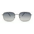 thumbnail image 2 of Dad Fashion Retro Classic Small Rounded Rectangle Metal Rim Sunglasses Gunmetal - Smoke, 2 of 4