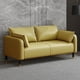 thumbnail image 4 of Nordic Sofa Stretch Leather Longue Nordic Luxury Couch Living Room Armchair Minimalist Comfort Room Decor Soft Furniture My Lux Decor Round, 4 of 16