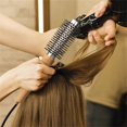 thumbnail image 3 of Professional Round Metal Hairbrush for Blow Drying Efficient Long Hair Styling, 3 of 18