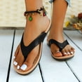 thumbnail image 5 of Aueoeo Flip Flops for Women Yoga Mat Comfortable Beach Thong Sandals with Arch Support Summer Sandals, 5 of 5