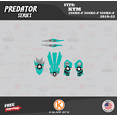 thumbnail image 3 of Kalair GFX Graphics Kit for KTM Enduro 4-Stroke 250 XC-F, 350 XC-F and 450 XC-F (2019-2022) Predator Series, 3 of 5