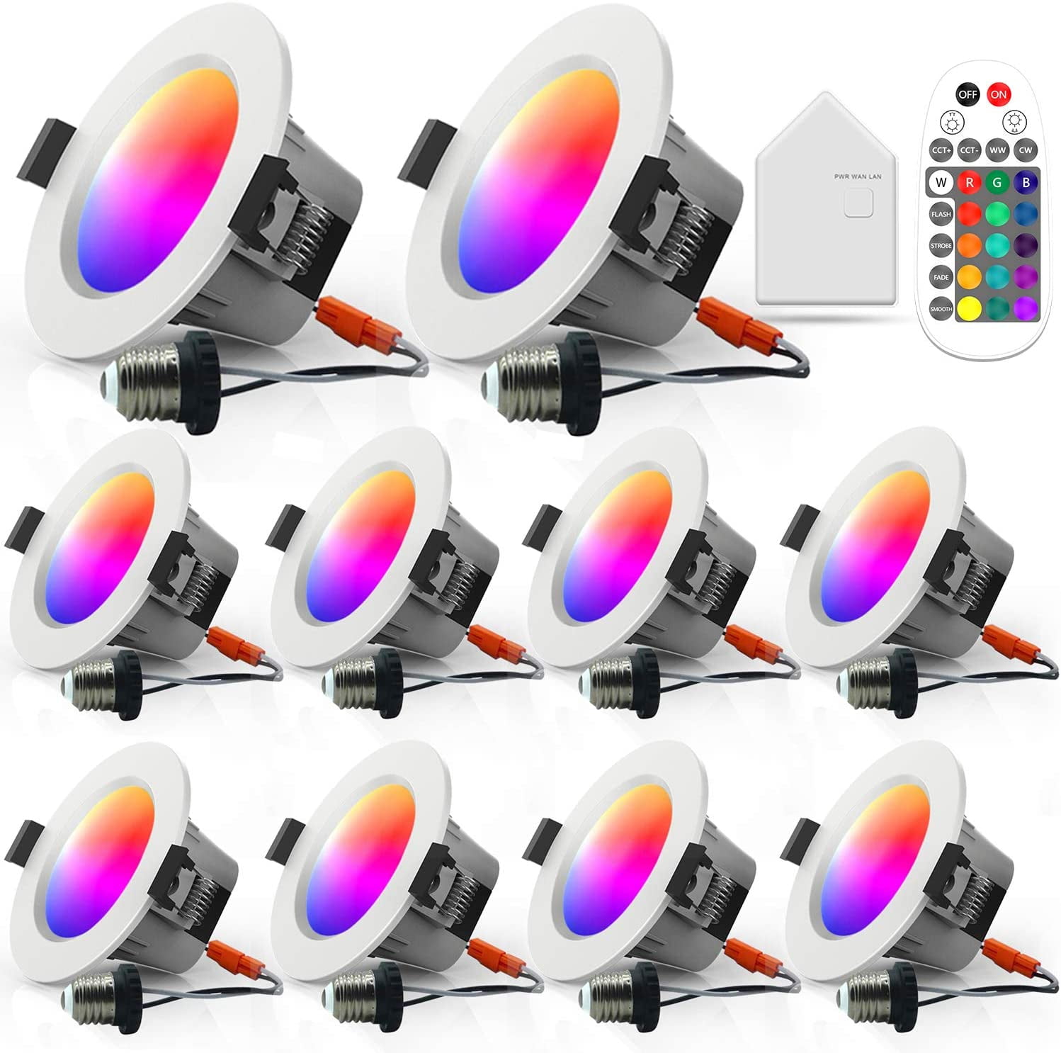 MagicLight Smart Retrofit 5 Watts E26 LED Recessed Dimmable Bluetooth