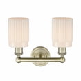 thumbnail image 2 of 616-2W-AB-G341 Innovations Lighting Hadley - 2 Light Bath Vanity In Modern Style-11.5 Inches Tall and 13.5 Inches Wide-Antique Brass Finish-Matte, 2 of 2