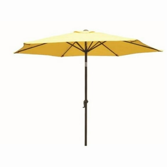YF-1104-2.5M and YW Outdoor 8 Foot Aluminum Umbrella Yellow